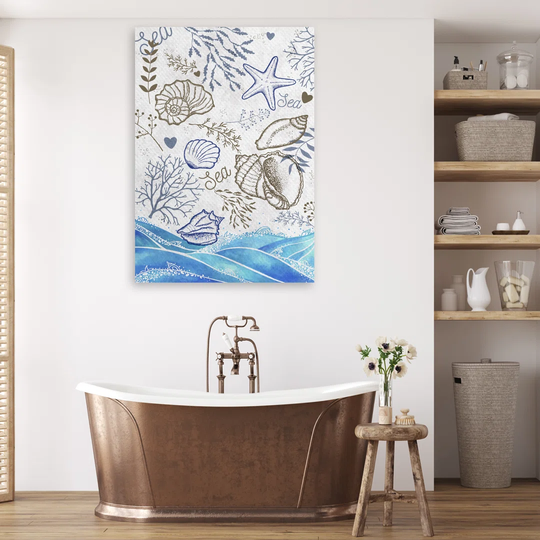 Canvas Print, Blue Nature