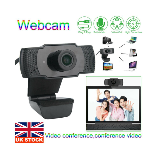1080P Webcam Camera Digital Web Cam with Mic For Laptop Desktop
