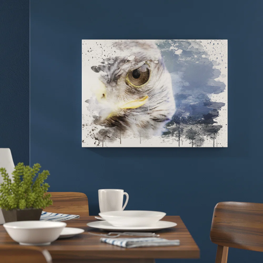 'Falcon Bird' Graphic Art Print Poster