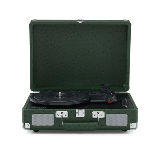 Crosley Cruiser Plus Ostrich Green Turntable With Bluetooth Out