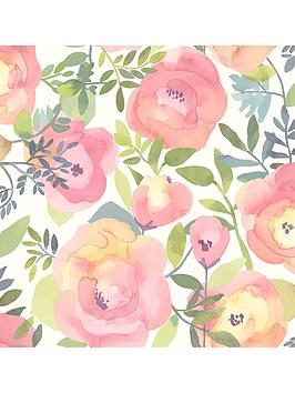 Nuwallpaper Nuwall Peachy Keen Wallpaper