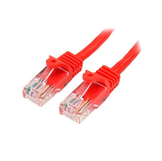 StarTech.com CAT5e Cable - 7 m Red Ethernet Cable - Snagless - CAT5e Patch Cord - CAT5e UTP Cable