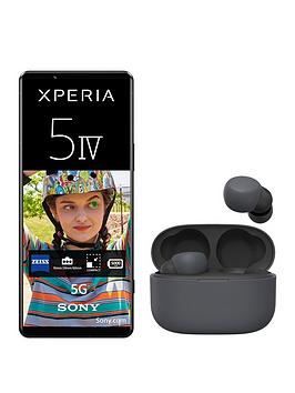 Sony Xperia X5 Iv 5G 128Gb D.Sim - Black + Sony Wf-Ls900 Linkbuds S True Wireless