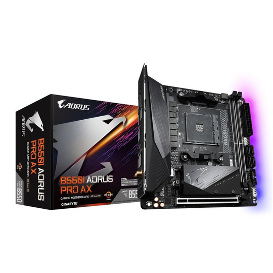 Gigabyte AMD B550I AORUS PRO AX Mini-ITX Motherboard