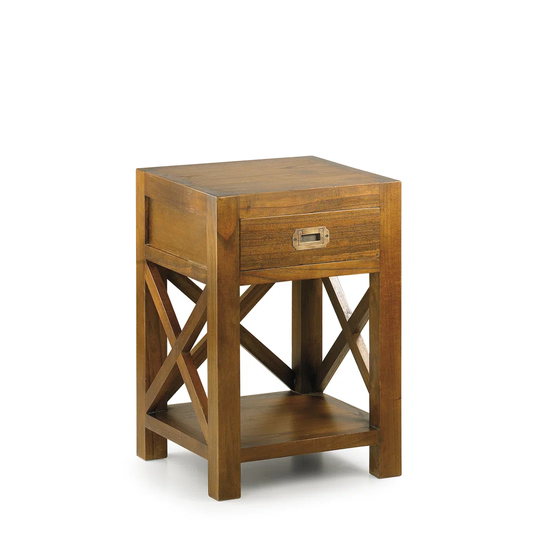 Guildhall 1 Drawer Bedside Table