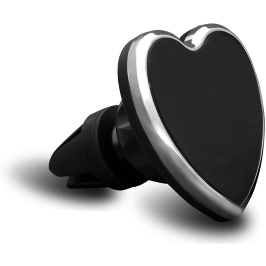 Universal Dock Station Magnetic Car Phone Holder Heart Space Grey