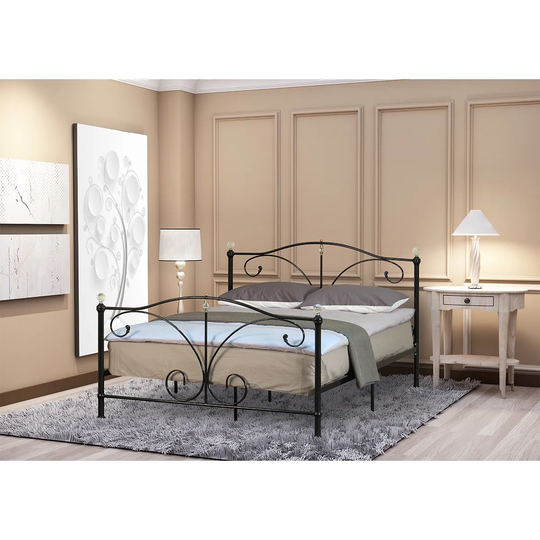 SleepOn Ascari King Bed Frame Black