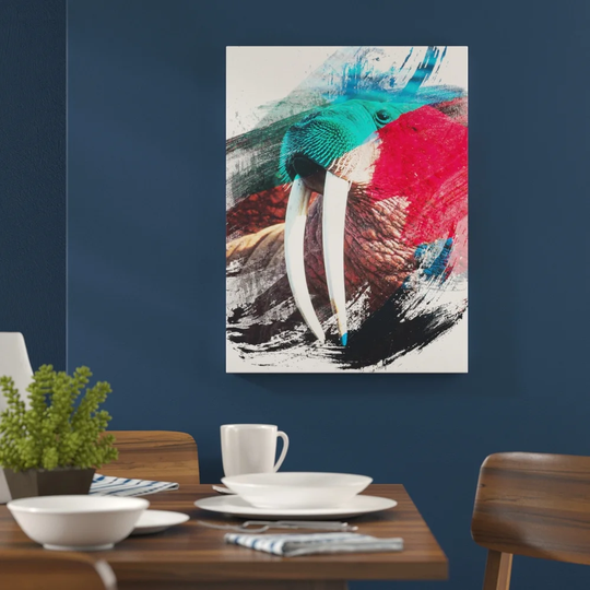 'Walrus' Graphic Art Print Poster