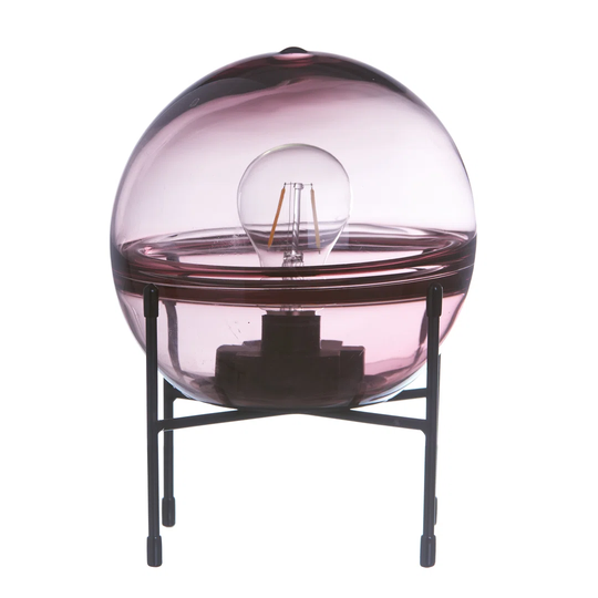 Pink Crystal Led Lamp