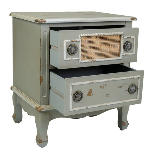 Fawkes 2 Drawer Bedside Table