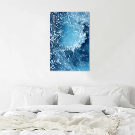 Poster, Blue Sea Waves