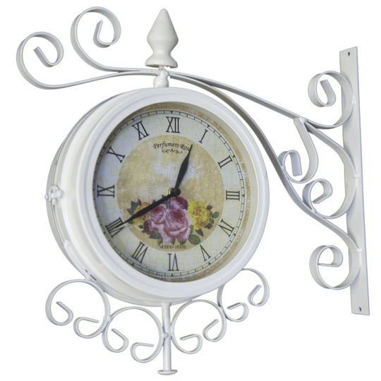 England Metal Bracket Wall Clock