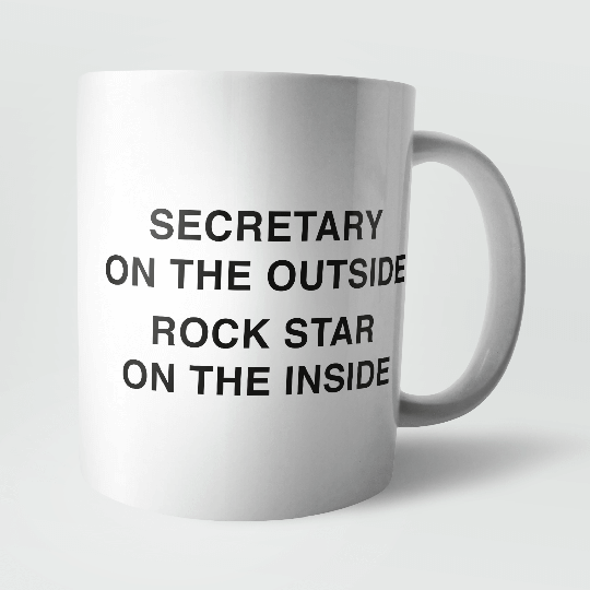 Secretary On The Outside Mug