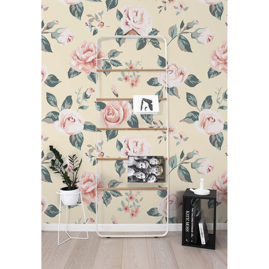 Hoxton Vintage Roses Girl Room Floral Flowers Wallpaper