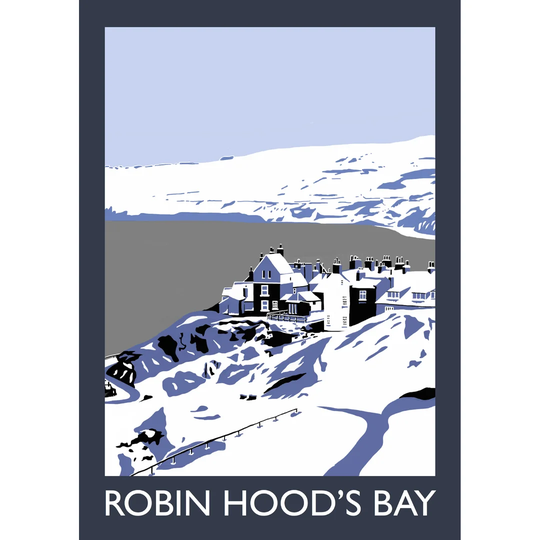 'Robin Hoods Bay' Graphic Art
