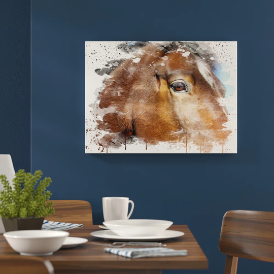 'Brown Horse' Graphic Art Print Poster