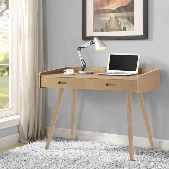 Vienna Oak 2 Drawer Desk