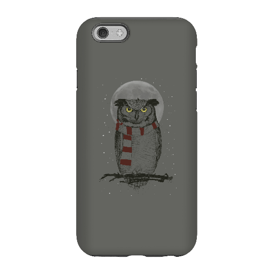 Balazs Solti Owl And Moon Phone Case for iPhone and Android - iPhone 6S - Tough Case - Gloss