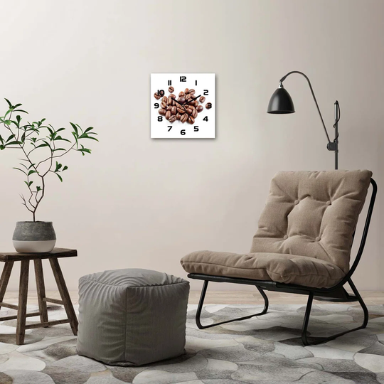 Jerroll Coffee Beans Silent Wall Clock