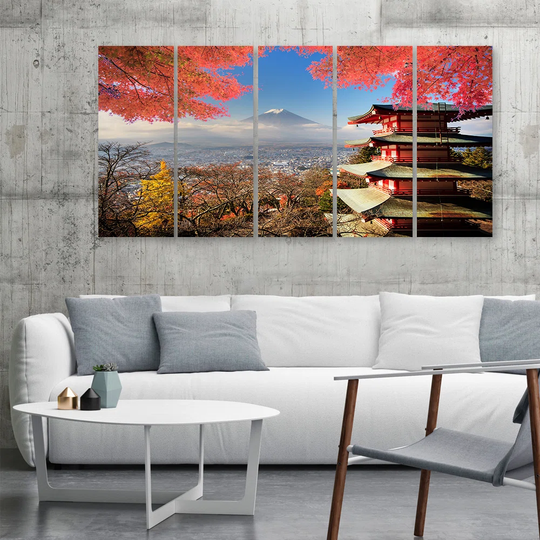 Canvas Print Japan Landscape Mountain