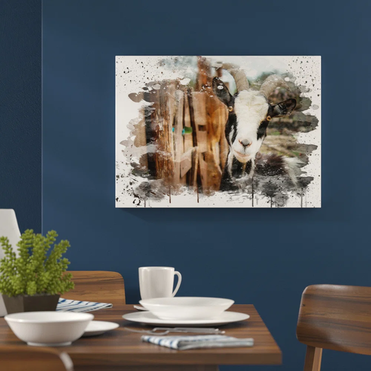 'Goat' Graphic Art Print Poster