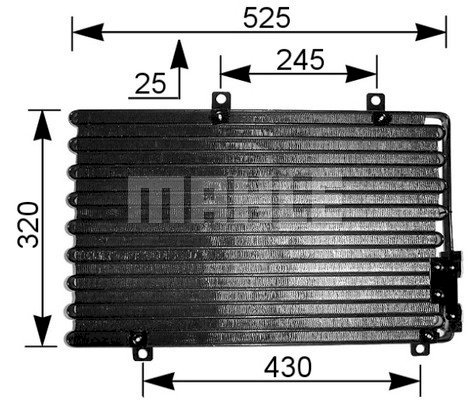 Condenser Air Conditioning 8FC351036-741 by BEHR