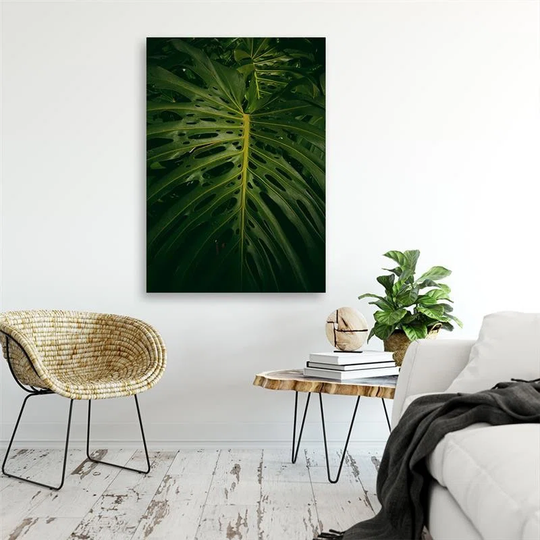 Canvas Print Exotic Leaves Nature