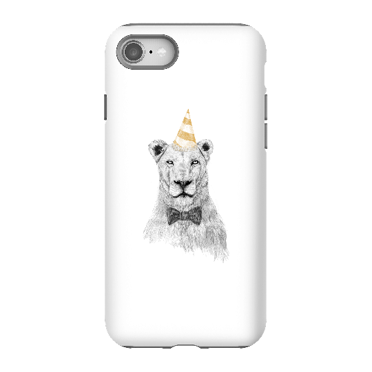 Balazs Solti Party Lion Phone Case for iPhone and Android - iPhone 8 - Tough Case - Gloss