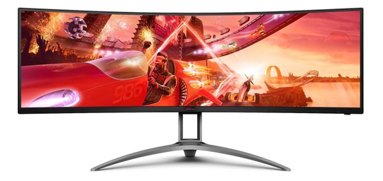 AOC 49" AG493UCX2 VA 165Hz 1ms FreeSync/G-Sync HDR400 KVM Ultrawide Gaming Monitor