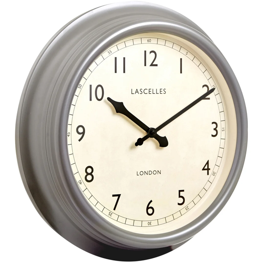 Large Metal Lascelles Circular 45cm Wall Clock