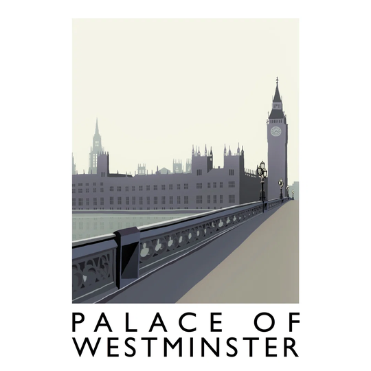 Palace of Westminster by Richard O'Neil - Graphic Art Print on Paper