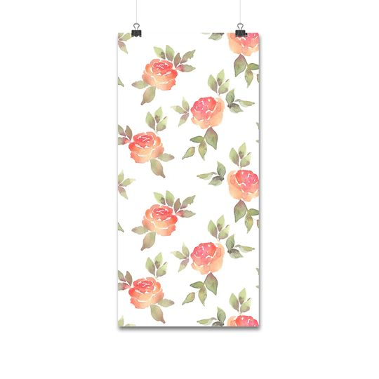 Walllpaper Roll 416X254cm Mural Decoration Kitchen Livingroom Bedroom Wallpaper Material With Print - Vintage Roses Flowers