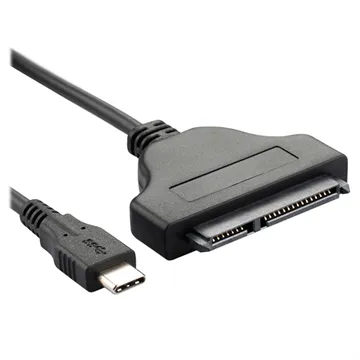 High-Speed USB-C to SATA 2.5 Cable Adapter - Black