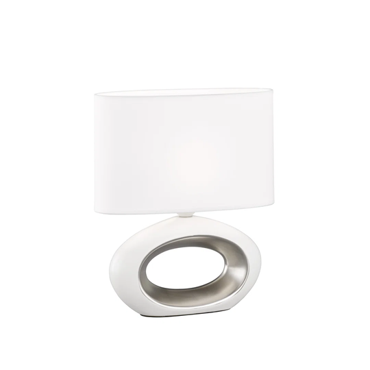 Fischer & Honsel table lamp Zillah, ceramic, 1 X E27 Max. 40 Watt, 51A45AF6C90340D184EEA73109AC1AAC