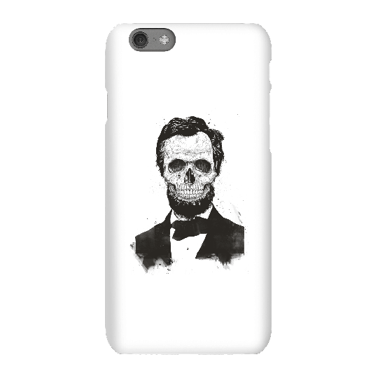 Balazs Solti Suited And Booted Skull Phone Case for iPhone and Android - iPhone 6S - Snap Case - Matte