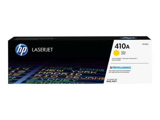 HP 410A Yellow Original LaserJet Toner Cartridge - CF412A
