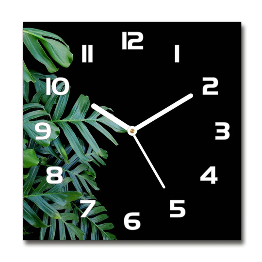 Iksha Monstera Silent Wall Clock