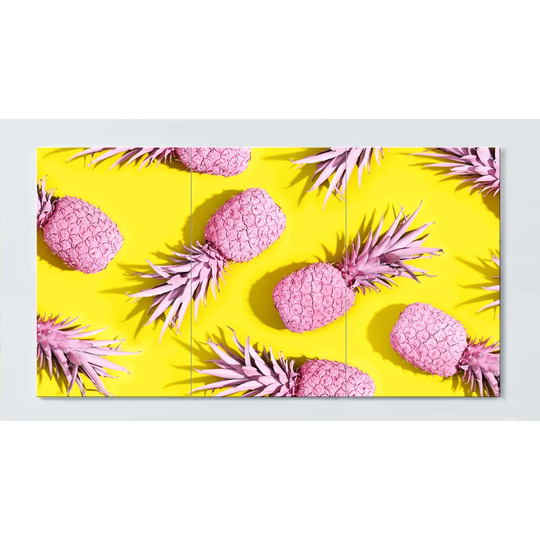 Pineapple Motif Magnetic Wall Mounted Cork Board
