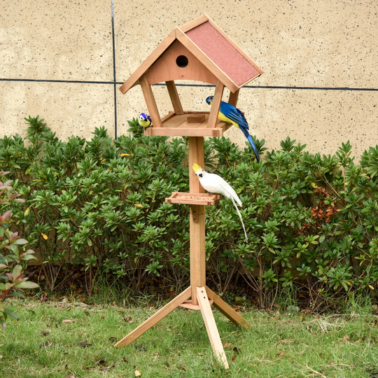 Jairo One-of-a-Kind 139Cm Wood Bird Play Stand for Floor