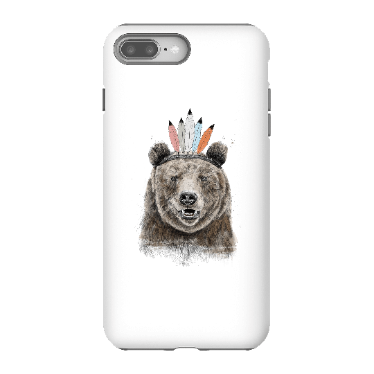 Balazs Solti Native Bear Phone Case for iPhone and Android - iPhone 8 Plus - Tough Case - Gloss