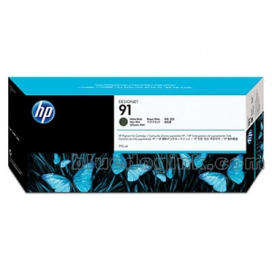 HP 91 Matte Black Original Ink Cartridge - Standard Yield 775ml - C9464A