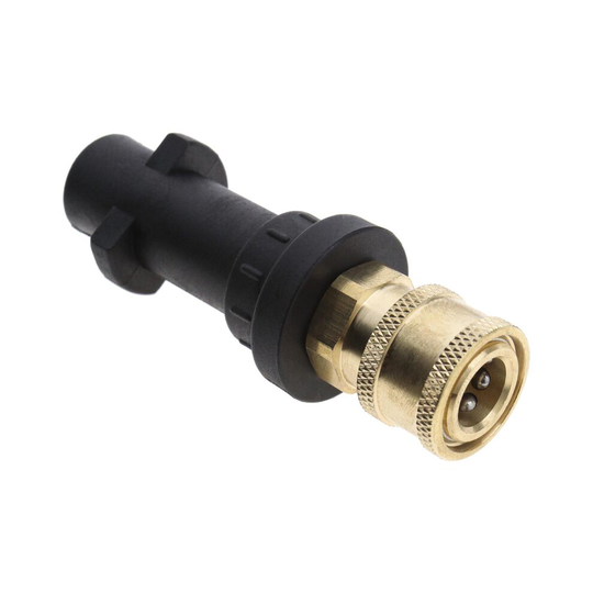 1/4 Inch Pressure Washer Gun Adapter Quick Connector for Karcher K2-K7 Black