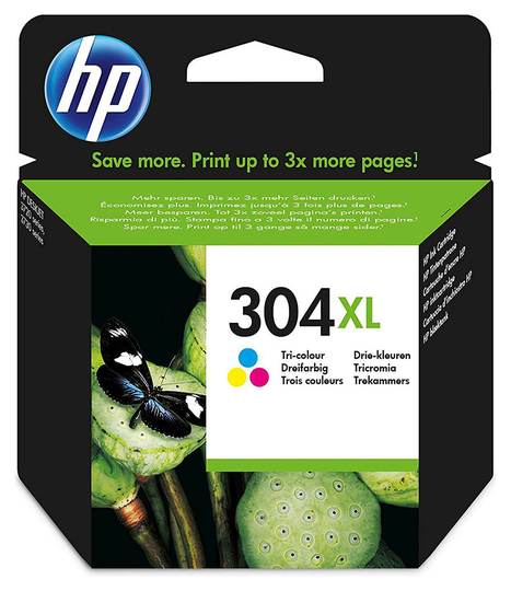 HP 304 XL High Yield Original Ink Cartridge - Colour