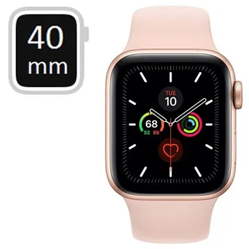 Apple Watch Series 5 GPS MWV72FD/A - Aluminium Case, Sport Band, 40mm - Gold