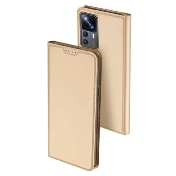 Dux Ducis Skin Pro Xiaomi 12T/12T Pro Flip Case - Gold