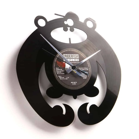 King of the Bongo Vinyl with Gorilla 30cm Silent Wall Clock