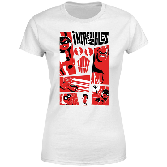The Incredibles 2 Poster Women's T-Shirt - White - S - White
