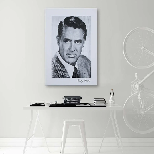 Canvas Print Cary Grant Actor Portrait