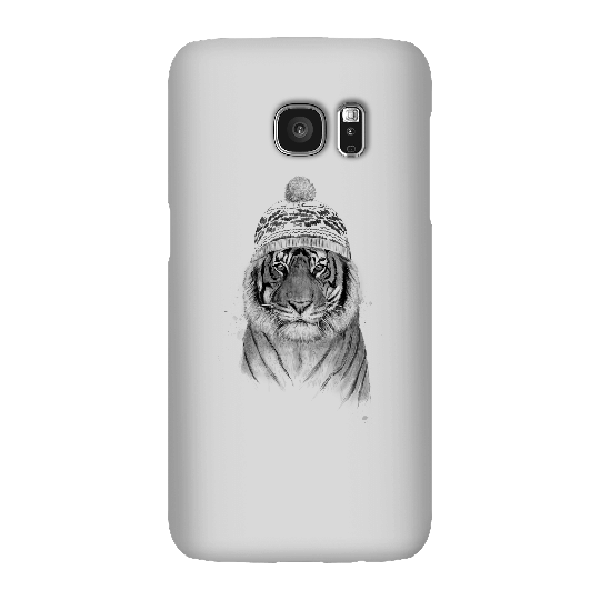 Balazs Solti Winter Tiger Phone Case for iPhone and Android - Samsung S7 - Snap Case - Gloss