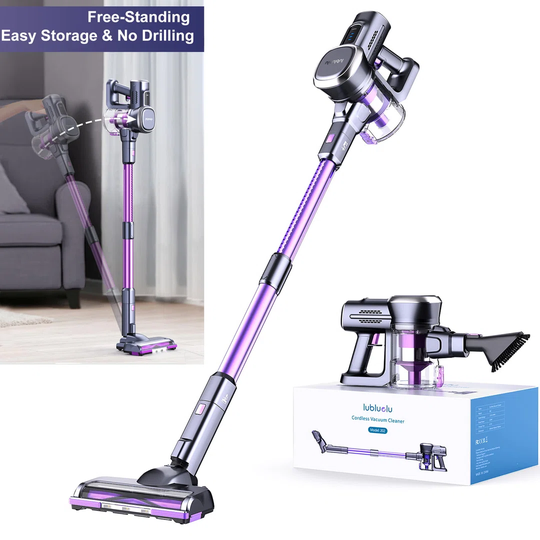 Self-Standing Cordless Stick Vacuum Powerful Cleaner By Lubluelu, Model 202